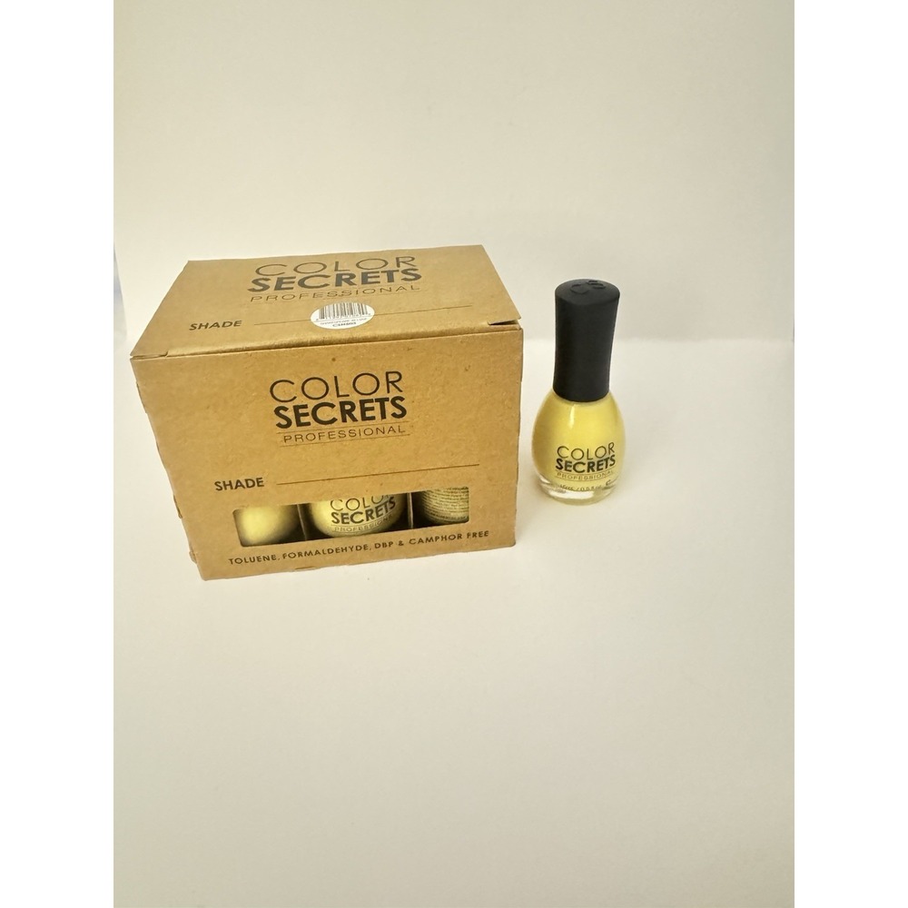 Color Secrets Professional Nail Polish "Shakespeare In Love" Cream Lot of 6